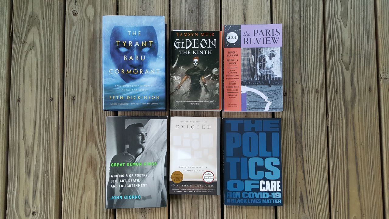 Books accrued in the week of August 30, 2020