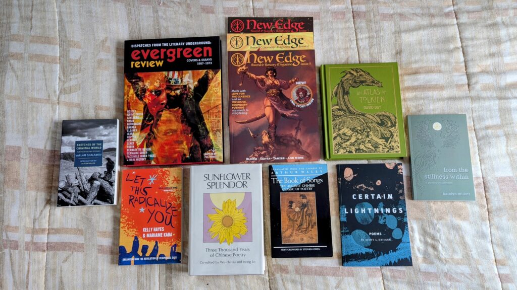 Reading material I acquired in the month of December, 2025